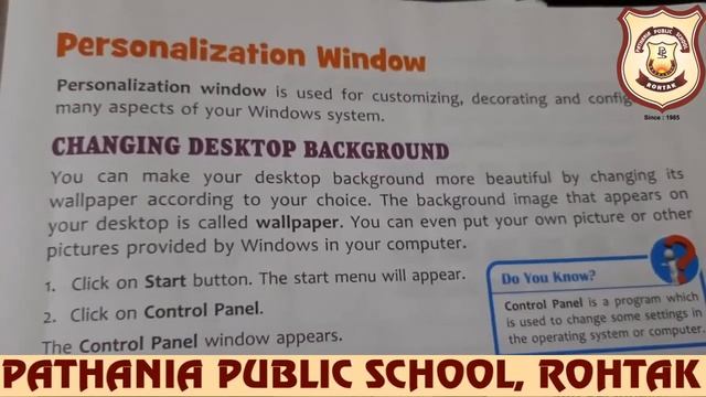 Pathania World Campus-Class 4- Computer-Chapter-3 (Windows- Customizing and Personalizing)- Part II смотреть онлайн