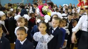 1А класс 2019 год 1 сентября CШ2 г.Атбасар