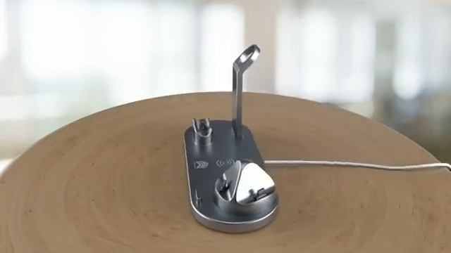Fast Wireless Charging Dock for AirPods and apple watch iPhone смотреть онлайн
