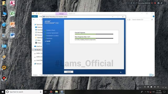Cara Instal Adobe Potoshop CS 3 di Windows 10 dengan Mudah 2021 | By Lams Official смотреть онлайн