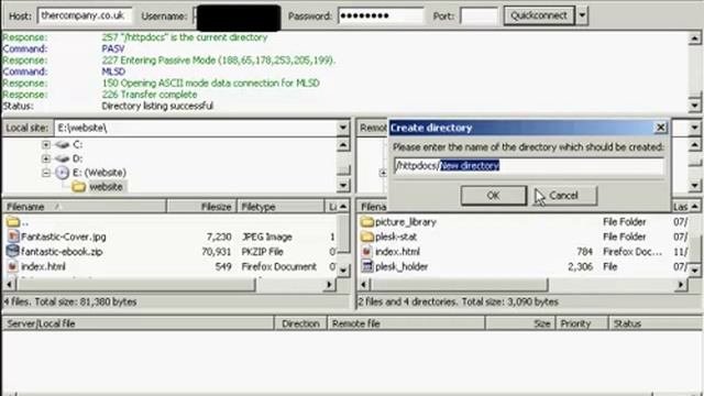 Video 04   How To Upload Files Via FTP