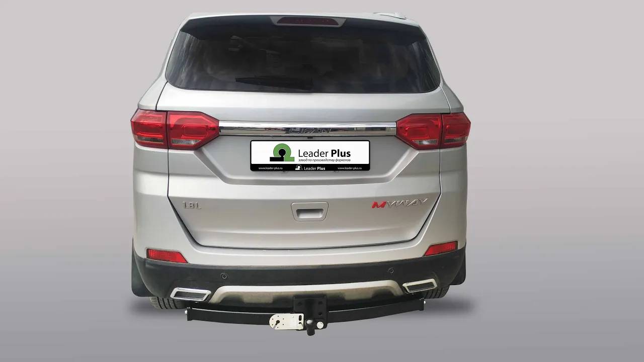 Установка фаркопа Leader L303-F/F(N)/FC. LIFAN MYWAY (кроссовер) 2016 -...г.в. смотреть онлайн
