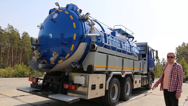 Илососная машина МВС-18 Геркулес Double HOTBOX МАЗ-6312C9 24/7