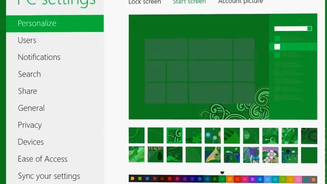 How to Change Windows 8 Start Screen Wallpaper Or Background смотреть онлайн
