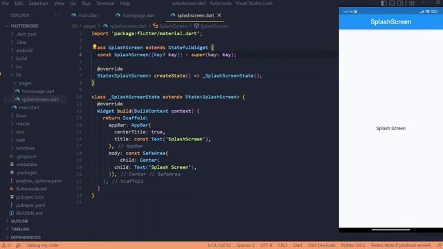 Flutter : Splash Screen Tutorial