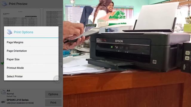 Cara Cetak Print Laporan E-Kinerj Kemenag Langsung dari Handphone ke Printer Pakai PrinterShare Apk смотреть онлайн