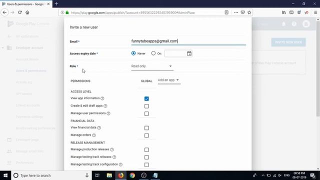 HOW TO INVITE USER TO ACCESS GOOGLE PLAY DEVELOPER CONSOLE ACCOUNT смотреть онлайн