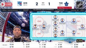 🔵NEW YORK RANGERS vs. TORONTO MAPLE LEAFS | Live NHL Hockey | Play by play