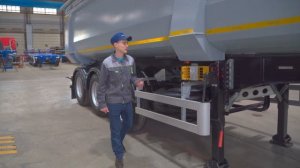 Облегченный самосвальный полуприцеп НовосибАРЗ