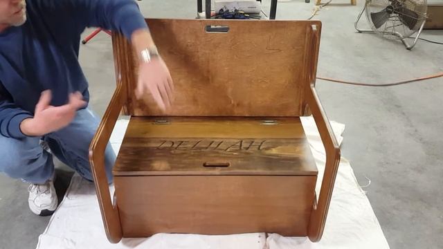 Toybox, desk, bench