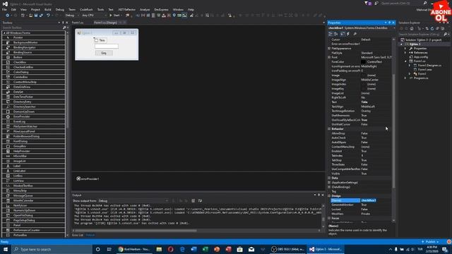 C# Eğitim Videoları 3 (İf Else Yapısı - CheckBox Kullanımı - ErrorProvider Kullanımı) смотреть онлайн