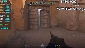 GTX 1060 ~ Counter-Strike 2 | 1080p - 1440P - 4K - Performance Test