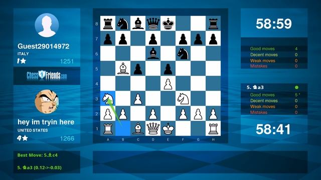 Chess Game Analysis: hey im tryin here - Guest29014972 : 1-0 By ChessFriends.com