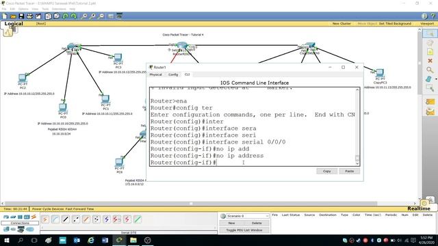 Cisco Packet Tracer IPv4 Class A Class B Class C Network Configurations Default Routing смотреть онлайн