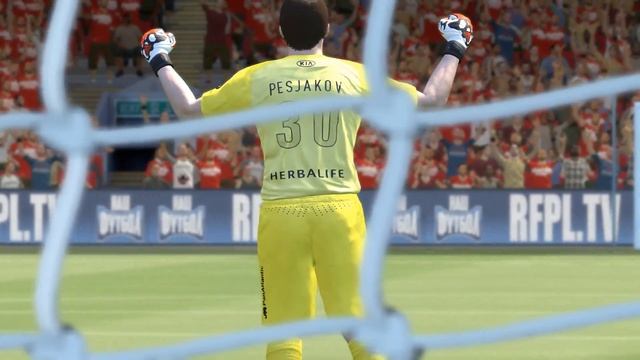 Spartak Moskva vs Atletico Madrid, Otkrytie Arena, PES 2016, PRO EVOLUTION SOCCER 2016, Konami, PC смотреть онлайн