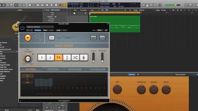 Arpeggiator | Logic Pro X | DAW смотреть онлайн