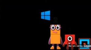Windows 10 kill screen but God Mode Player, Numberblock 2 and Numberblock 1 want to see this