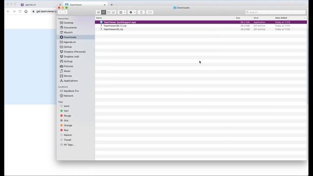 agenda.ch - comment utiliser teamviewer avec l'équipe de support sur Mac смотреть онлайн