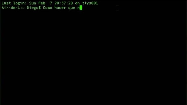 Como aparecer a Nyancat en la Terminal os x | Diego García смотреть онлайн