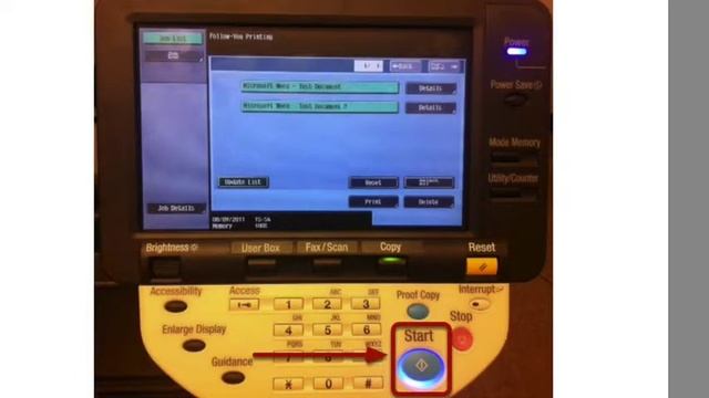 Printing to the Konica Minoltas from Windows 7 - Staff and Faculty смотреть онлайн