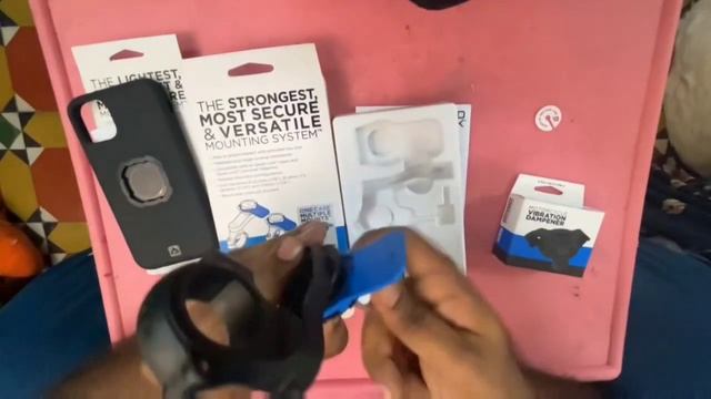 Unboxing QuadLock iPhone 11 with vibration dampener.