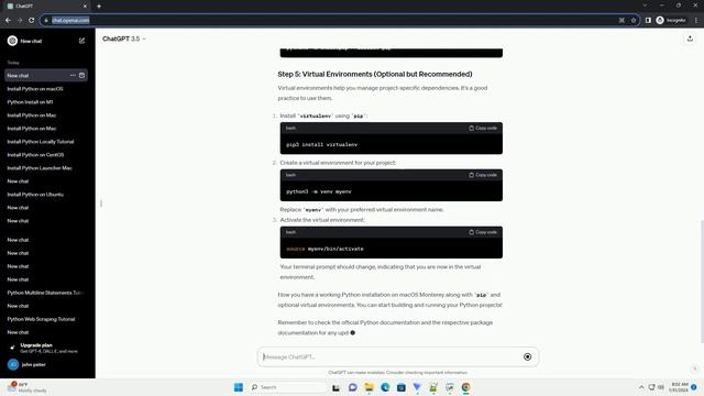 install python mac os monterey