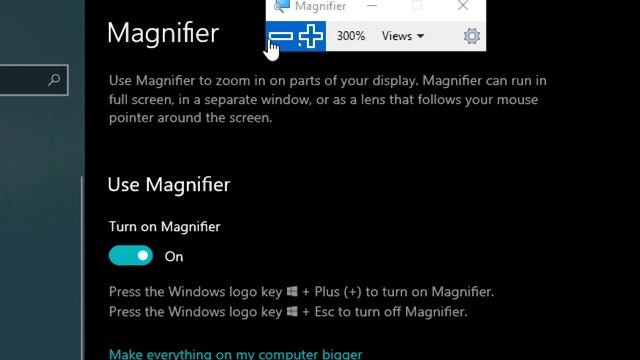 How to Zoom in and Zoom OUT in Windows 10 while recording screen easily |Enable Magnifier Windows 1 смотреть онлайн