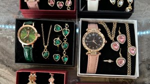 Часы женские подарочный комплект 4часы ав4