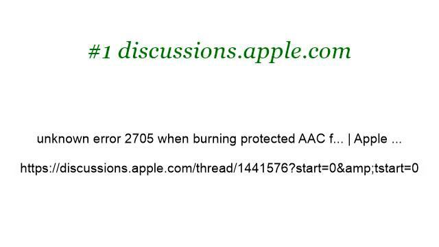 Itunes Error 2705 смотреть онлайн