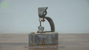 Реставрация шахтерской лампы Frosch 107 19 века