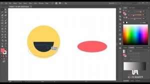 Learn How to Design the Facebook Haha Emoji in Adobe Illustrator | iconmakerAi