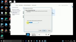 HOW TO CREATE PASSWORD RESET DISK