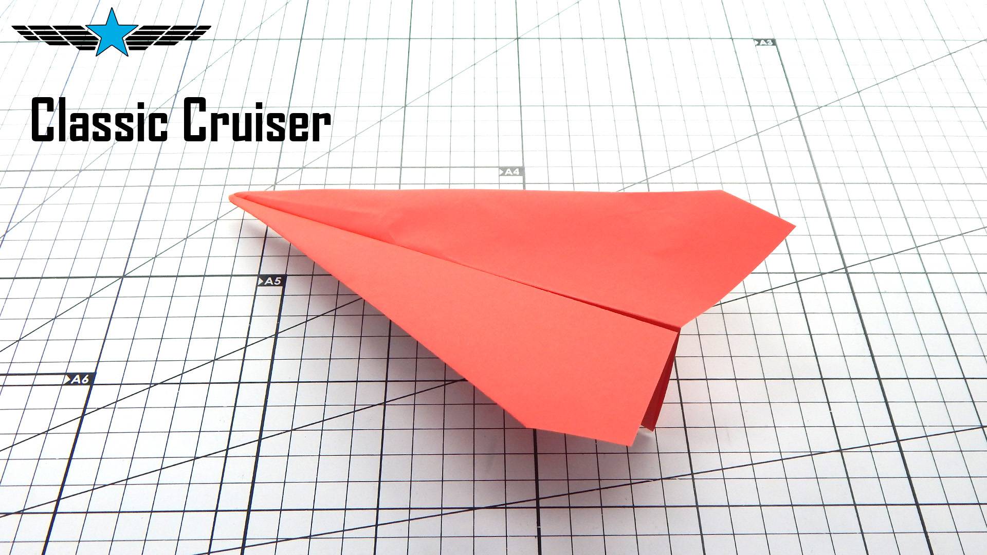 Классический самолет - новое изобретение бумажного самолетика смотреть онлайн