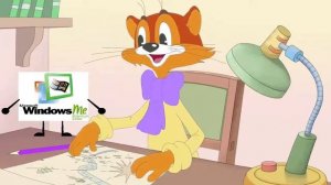 Cat Leopold and Microsoft Windows ME Talking