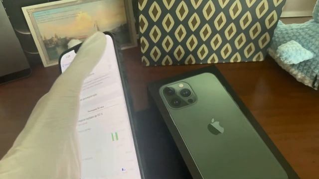 iPhone 13 Pro Max Green 100% #0012 смотреть онлайн