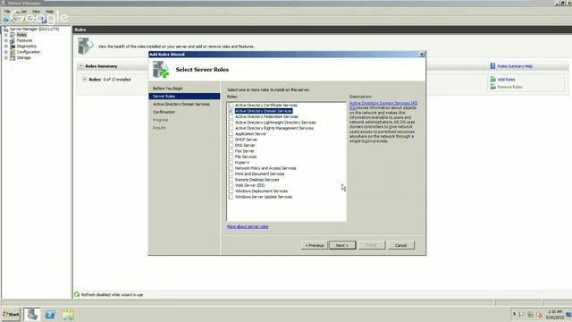 Windows Server 2008 AD Configuration Step By Step смотреть онлайн