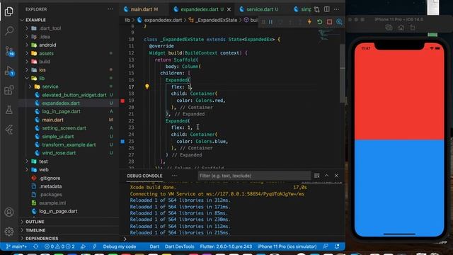 Flutter Widgets | Flutter Expanded Widget