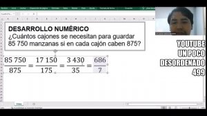 689 - Problema resuelto de operaciones básicas y cajones de manzanas