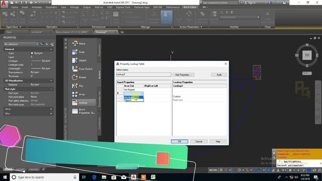 AutoCAD Dynamic Block Tutorial - Part-08 - Lookup Parameter, Create Combinations | PG Tutorials