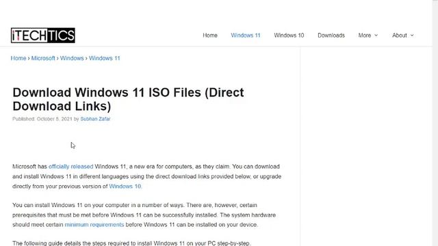 Windows 11 ISO Official Download Bangla