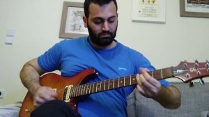 Miracle man (solo) - Ozzy Osbourne guitar cover ( tesla plasma 3, prs se custom 22)