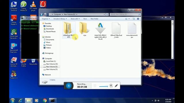 How to Hide and Unhide any File/folder in computer using command prompt смотреть онлайн