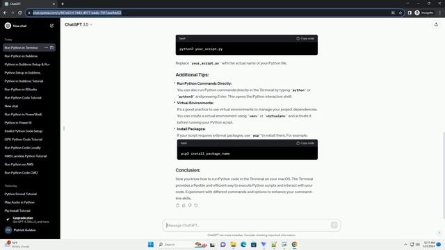 how to run python code in terminal mac смотреть онлайн