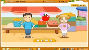 I like apples do you like apples? Chant