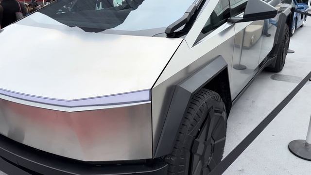 Tesla Cybertruck is Here! First Look at Production Model and Windshield Wiper! смотреть онлайн