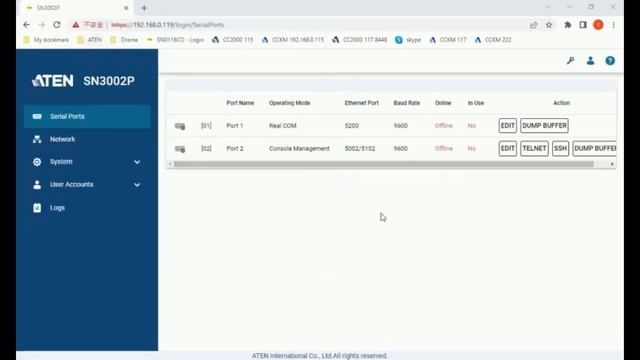 ATEN Secure Device Server - Real COM mode