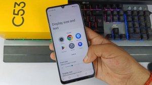 Realme c53 me font style change kaise kare | realme c53 font style change setting