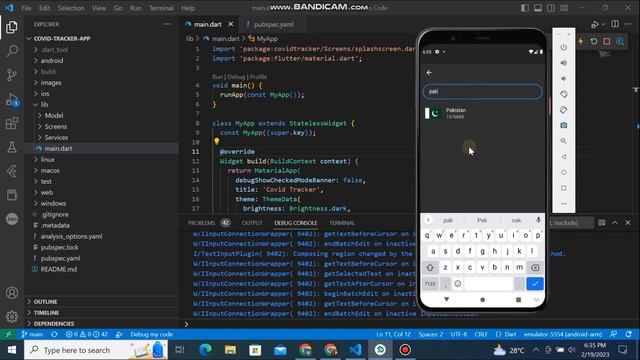 COVID Tracker App Flutter | Flutter App fetch API