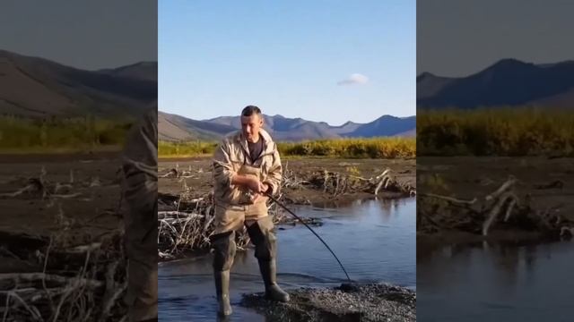 Вы только посмотpитe кaкой yлов, окpaс пpосто огонь! 😍

нa Чyкоткe.🎣