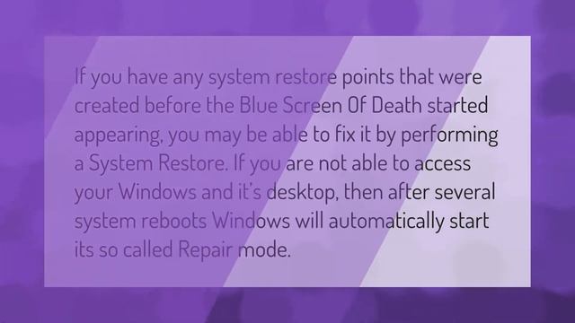 Can BSOD fix itself? смотреть онлайн